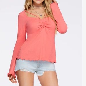 Jessica Simpson Rori top in Coral